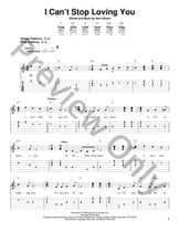 I Can't Stop Loving You Guitar and Fretted sheet music cover